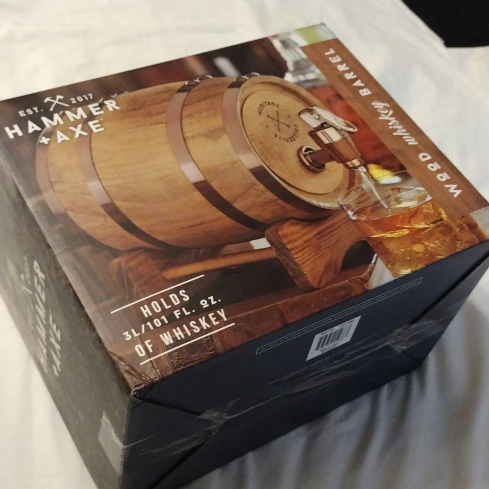 Hammer Axe Whiskey Barrel 3l Beverage Dispenser